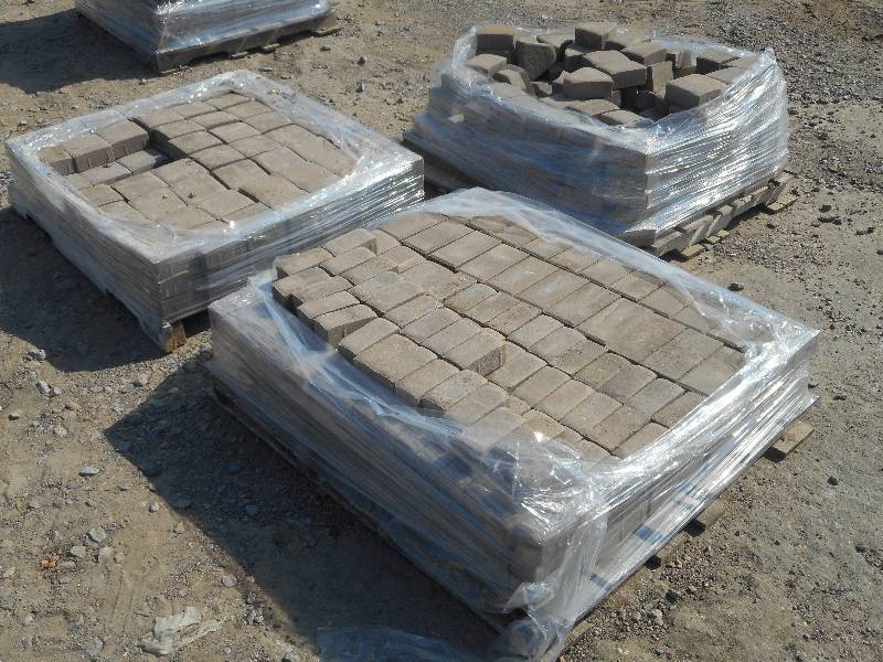 lot 13 image: (3) Pallets Of Unused Non-Tumbled P...