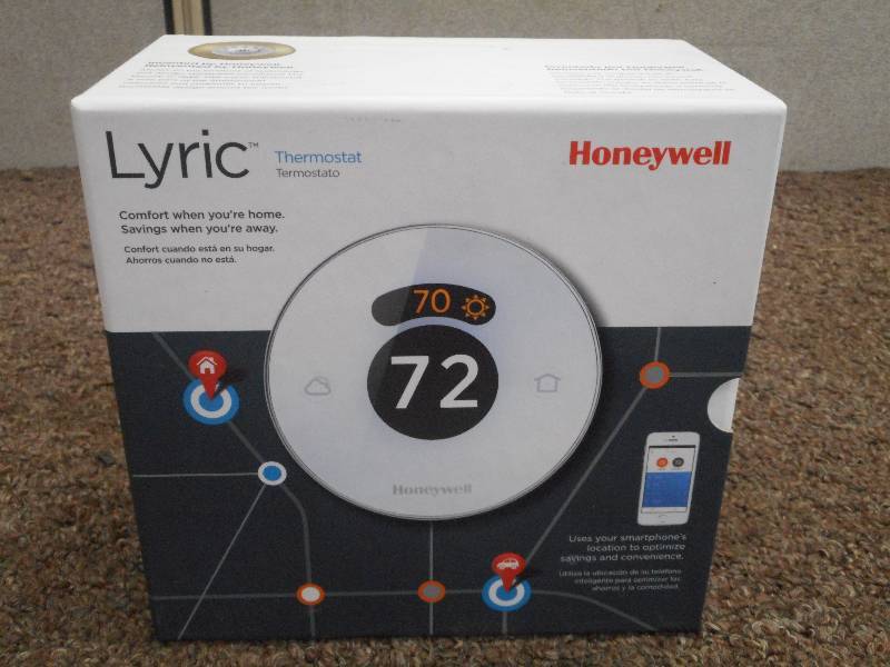 lot 22 image: New Honeywell Lyric Smart Thermosta...