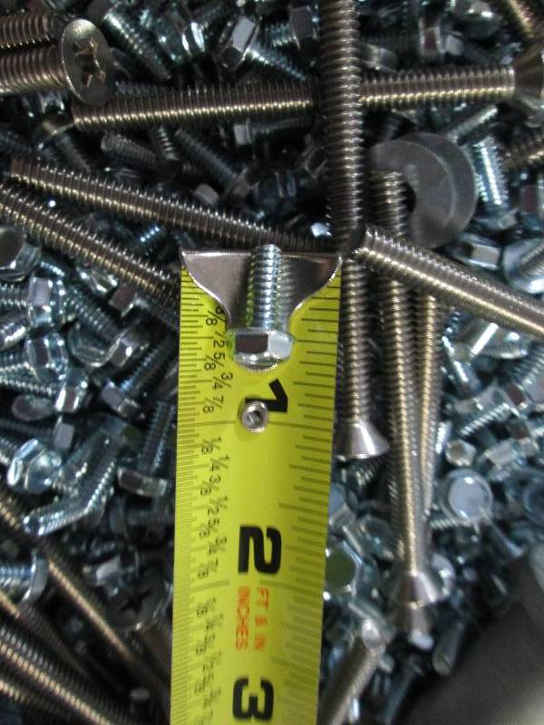 Nuts, bolts, washers, machine screws, pins and more