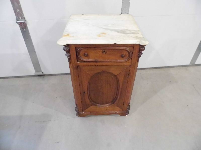 Marble Top Cabinet