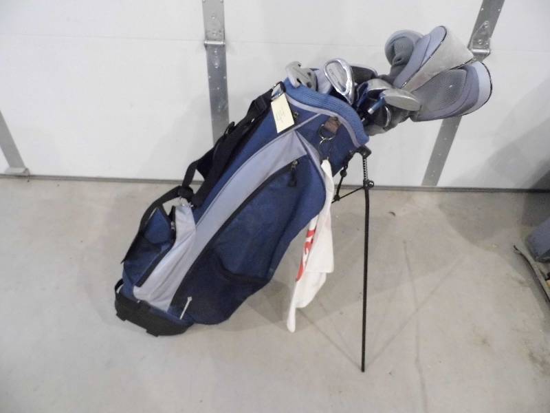 Golf Clubs and Bag