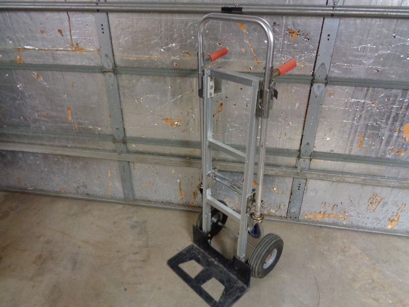 lot 9 image: Convertible 2 Wheel Cart  Flat Cart