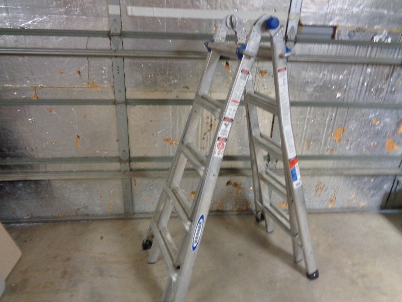 lot 26 image: Werner Aluminum Multi Ladder