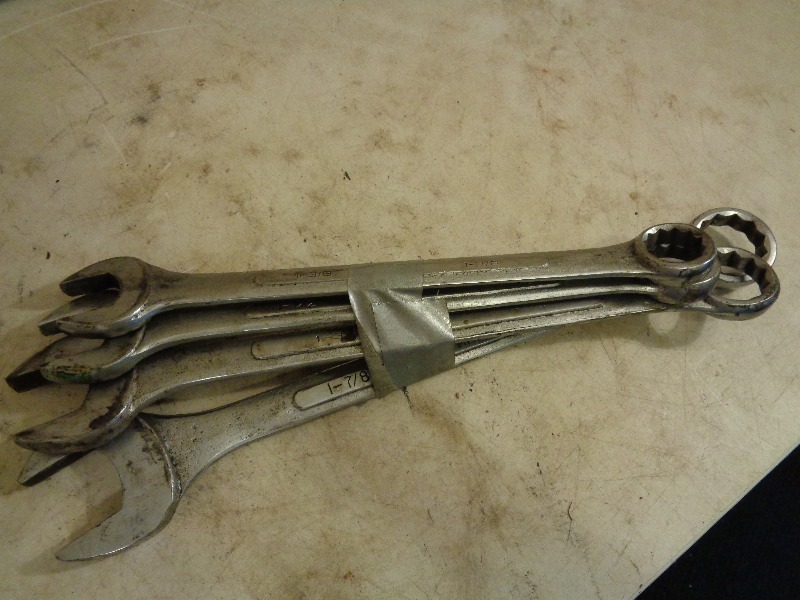 lot 93 image: 4 Large Wrenches