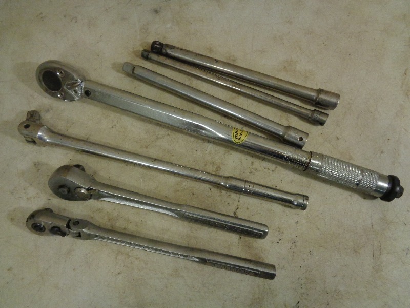lot 111 image: Torque Wrench, Craftsman Ratchets and More