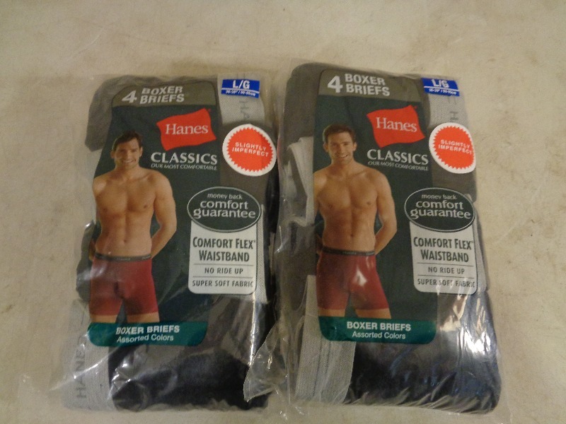 lot 157 image: 2 New Packages of Mens Briefs