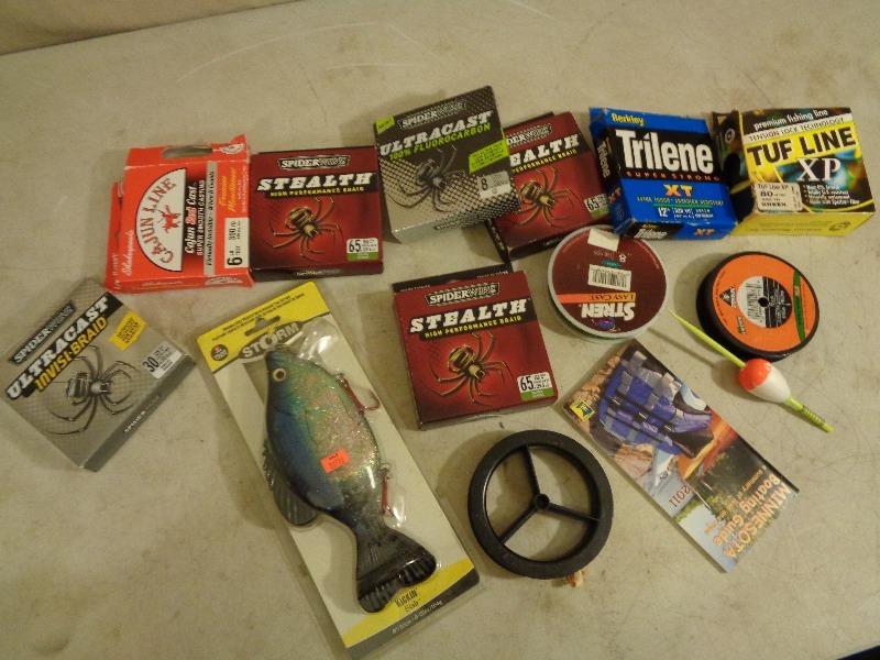 lot 172 image: Fishing Line and Large Lure