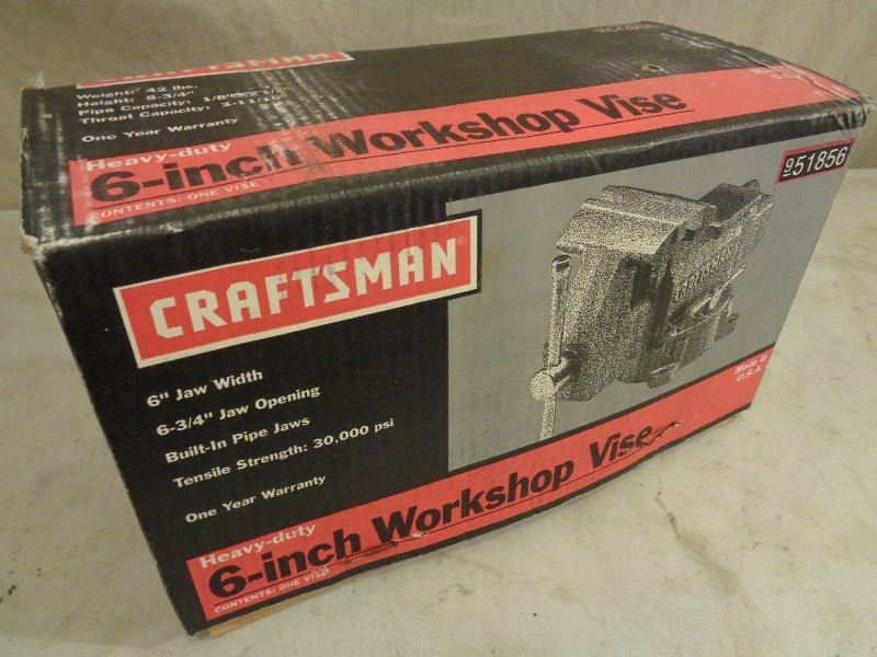 lot 40A image: New Craftsman Bench Vice