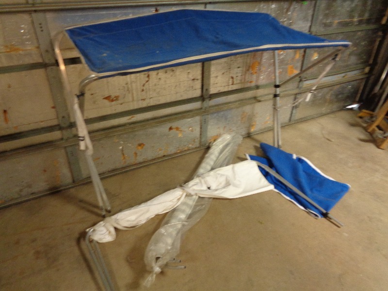 lot 186 image: Boat Canopy  Awnings