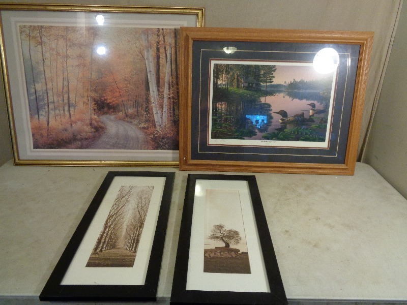 lot 250 image: 4 Framed Pictures