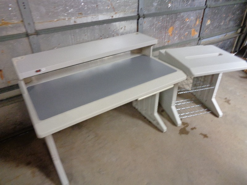 lot 192 image: Desk with Printer Desk