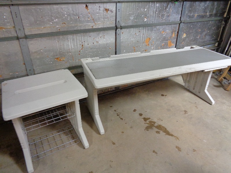 lot 193 image: Desk with Printer Desk