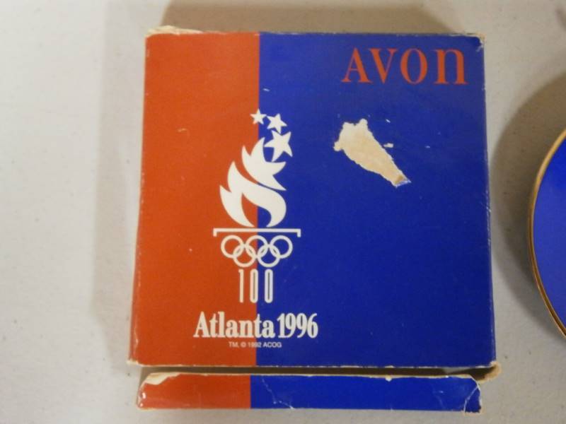 Avon Olympic Woman Plate 1996