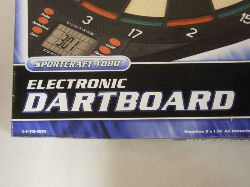 Electronic Dart Board & Darts