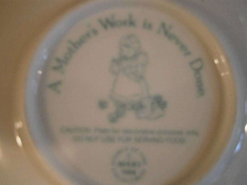 Mothers Day Plate Avon 1988