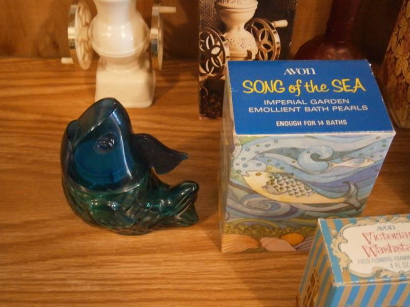 (7) Avon Decanters wBox