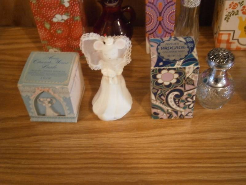(8) Avon Decanters wBox
