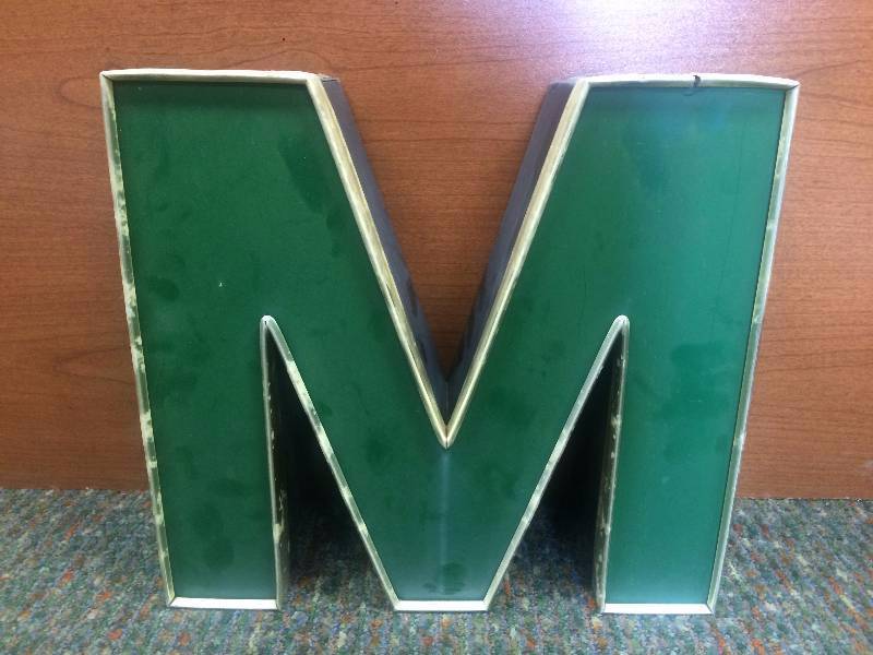 Green Letter M