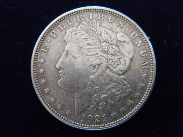 1921 D Morgan Silver Dollar