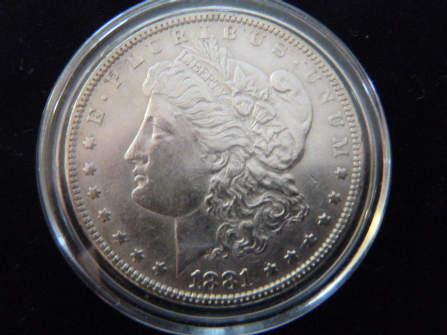 1881 Morgan Silver Dollar