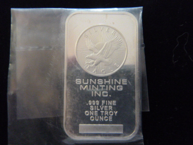 Sunshine Minting Inc. Silver Eagle Bar