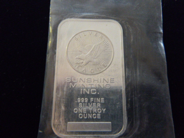 Sunshine Minting Inc. Silver Eagle Bar