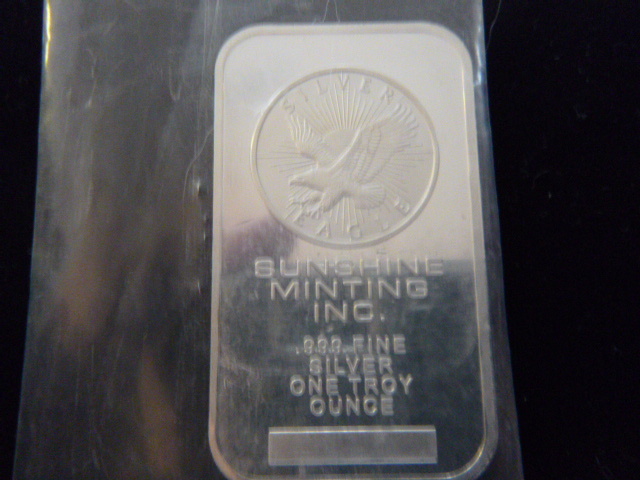Sunshine Minting Inc. Silver Eagle Bar
