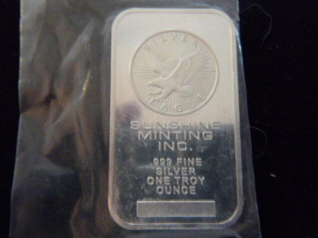 Sunshine Minting Inc. Silver Eagle Bar