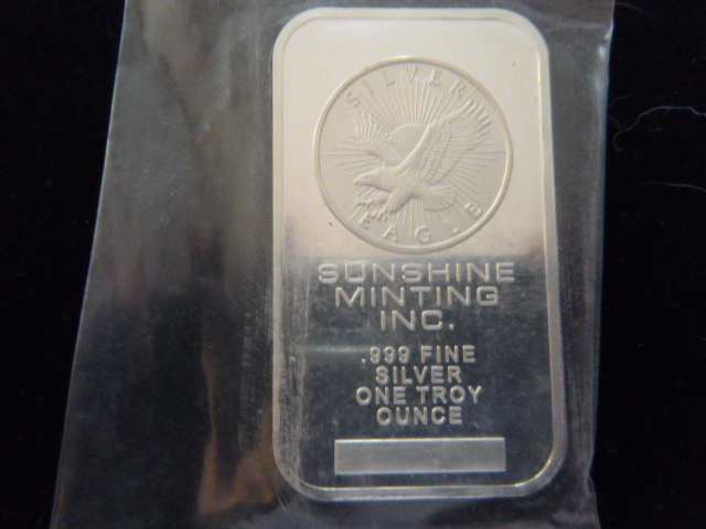 Sunshine Minting Inc. Silver Eagle Bar