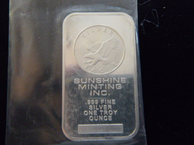 Sunshine Minting Inc. Silver Eagle Bar