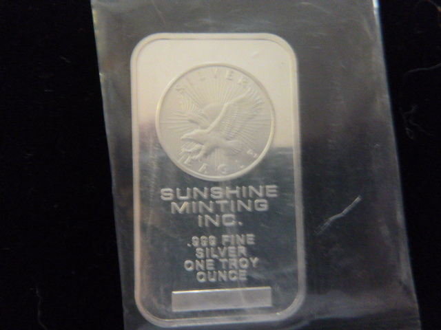 Sunshine Minting Inc. Silver Eagle Bar