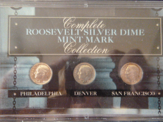 Complete Roosevelt Silver Dime Mint Mark Collection