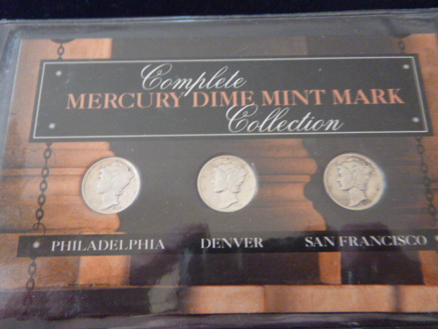 Complete Mercury Dime Mint Mark Collection