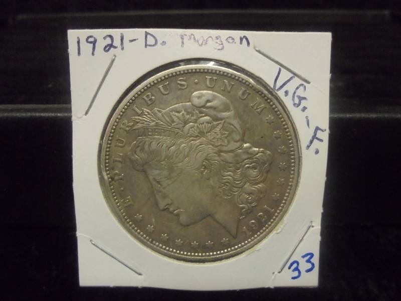 1921-D Morgan Silver Dollar