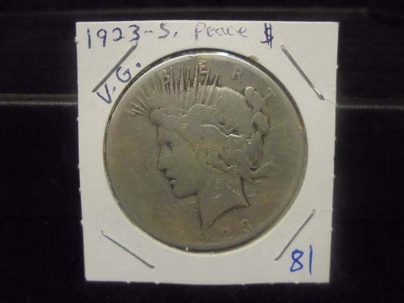 1923-S Peace Silver Dollar