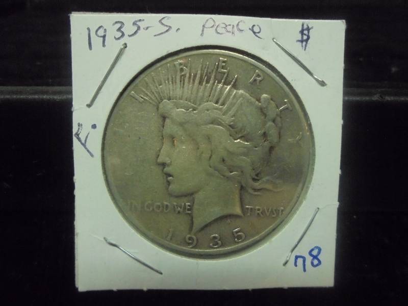 1935-S Peace Silver Dollar