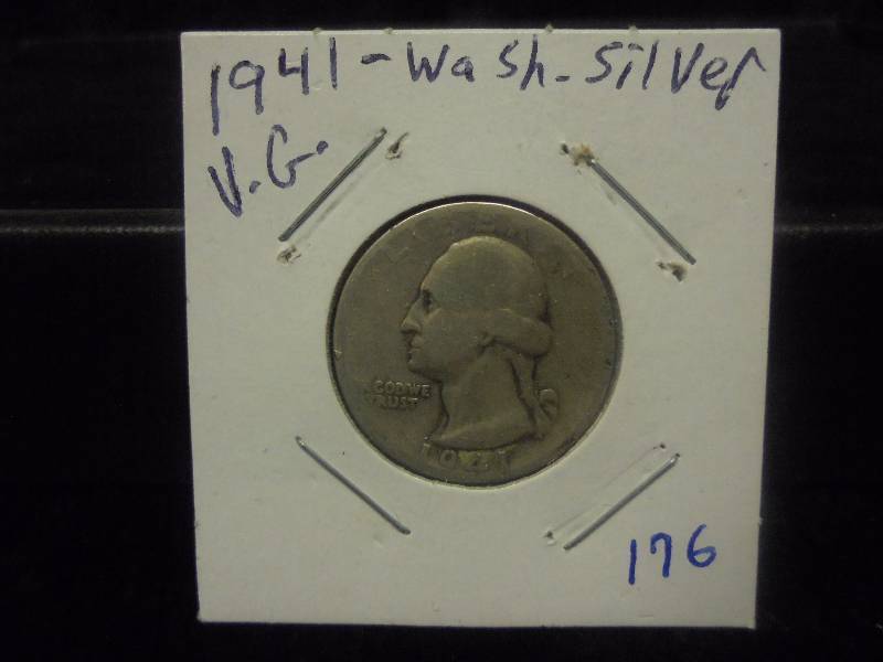 1941 Washington Quarter, 90% Silver