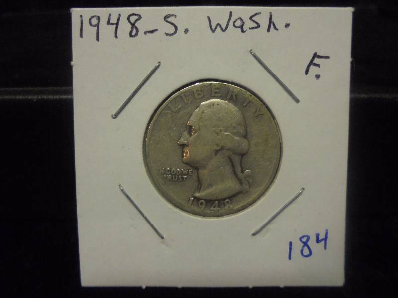 1948-S Washington Quarter, 90% Silver