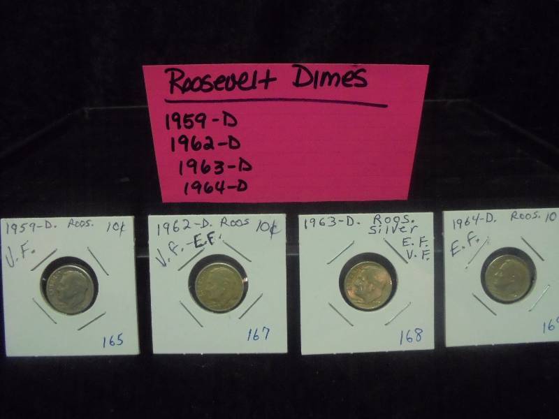 Lot - Roosevelt Dimes, Misc Dates