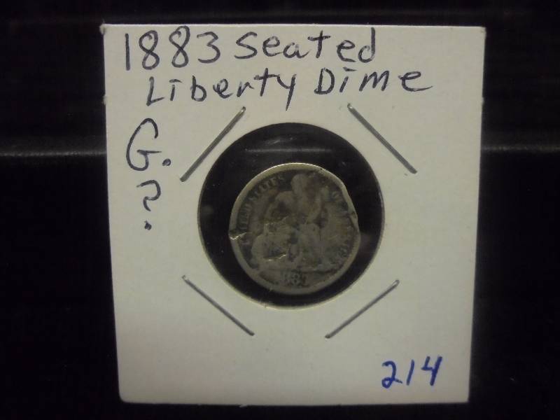 1883 Seated Liberty Dime
