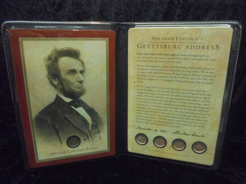 1909 VDB Lincoln Penny & Misc Pennies in Portfolio