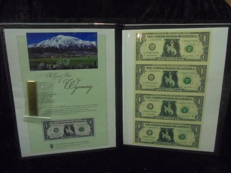Uncut WYOMING State Dollars in Portfolio