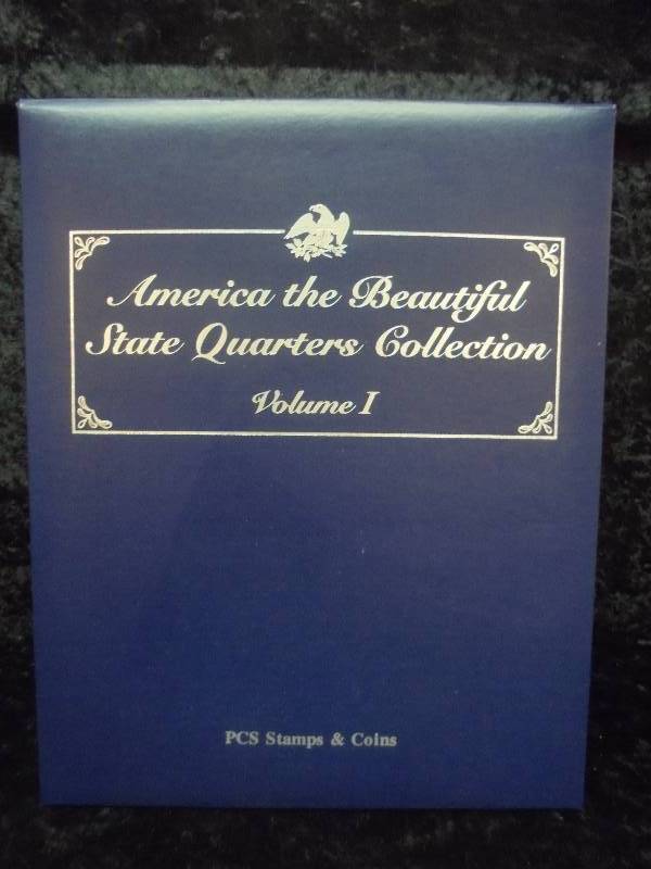 America the Beautiful State Quarters  & Stamps Collection Volume 1 - COMPLETE