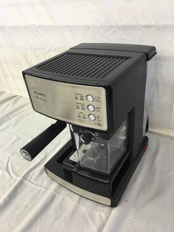 lot 19 image: Mr. Coffee Caf Barista Premium EspressoCappuccino System, ECMP1000  retail $159