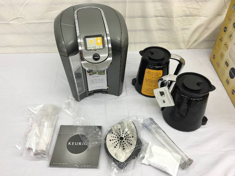 lot 271 image: Keurig 2.0 Brewing System by Keurig, Silver retail $173