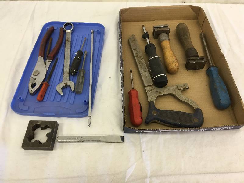 lot 466 image: misc. tools and screw drivers