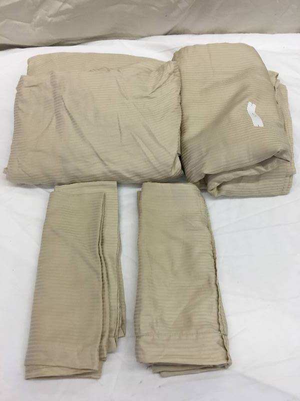 lot 649 image: tan king sheets