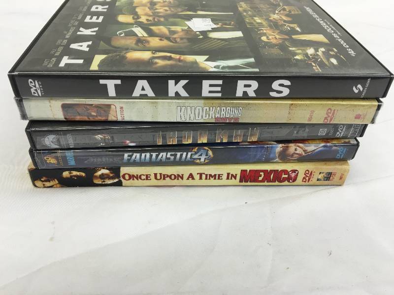 lot 665 image: lof of 5 dvds