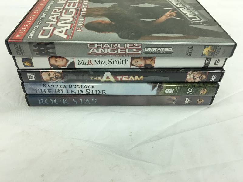 lot 670 image: lof of 5 dvds
