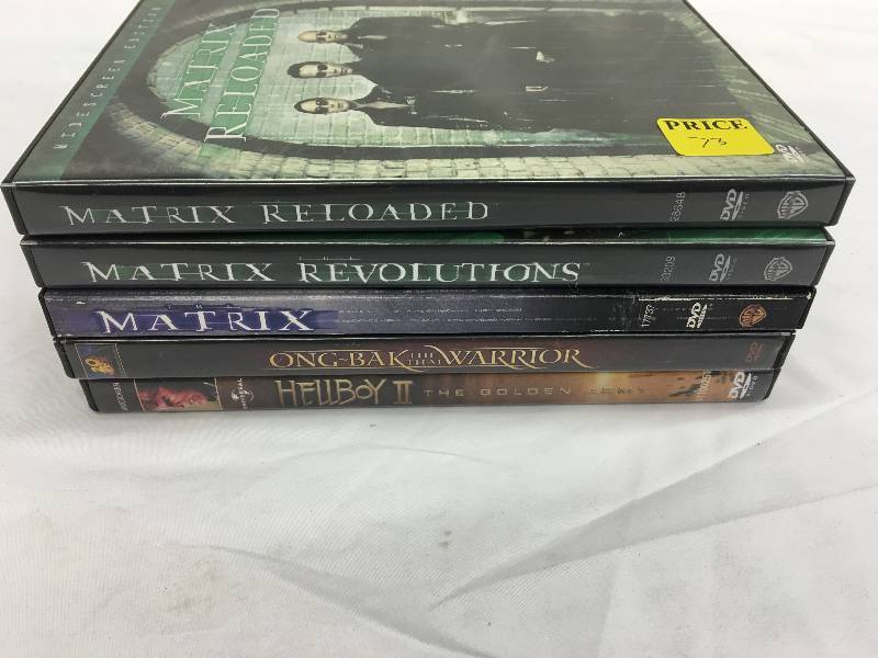 lot 673 image: lof of 5 dvds